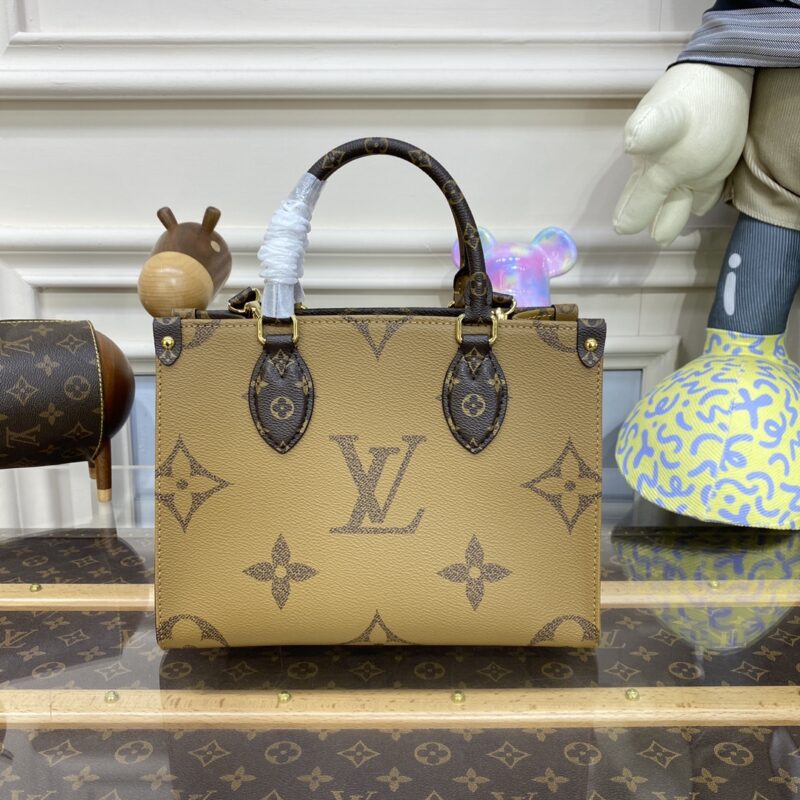 Replica LV OnTheGo PM Brown - Best Fake Designer Bags