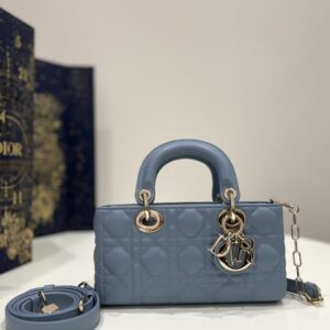 Replica Dior Lady D-Joy Bag Blue - Best Fake Designer Bags