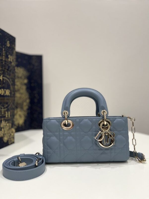 Replica Dior Lady D-Joy Bag Blue - Best Fake Designer Bags