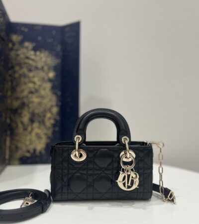 Replica Dior Lady D-Joy Mini Bag Black - Best Fake Designer Bags