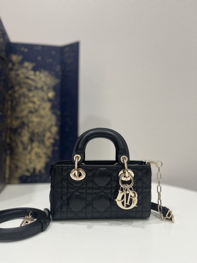 Replica Dior Lady D-Joy Mini Bag Black - Best Fake Designer Bags