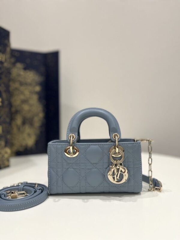 Replica Dior Lady D-Joy Mini Bag Blue - Best Fake Designer Bags