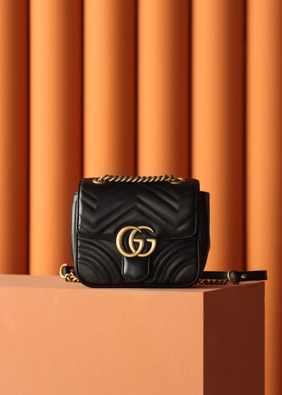 Replica Gucci  GG Marmont  Square Black - Best Fake Designer Bags