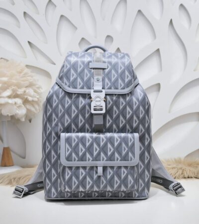 Replica Dior Hit The Road Backpack Diamond Grey - Best Fake Designer Bags