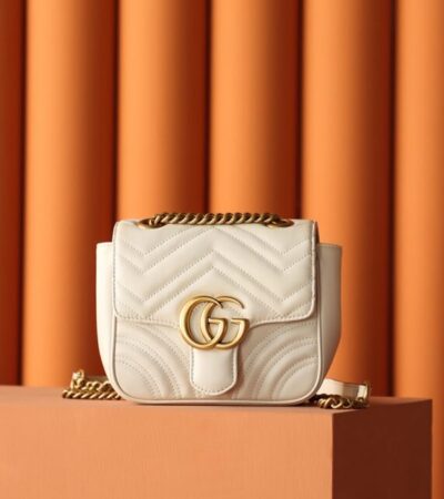 Replica Gucci GG Marmont Square Beige - Best Fake Designer Bags
