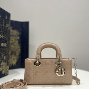 Replica Dior Lady D-Joy Bag Caramel Patent - Best Fake Designer Bags