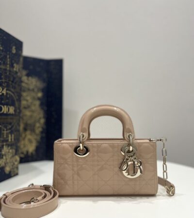 Replica Dior Lady D-Joy Bag  Caramel Patent - Best Fake Designer Bags