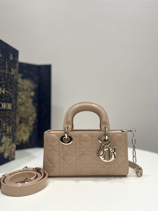 Replica Dior Lady D-Joy Bag Caramel Patent - Best Fake Designer Bags
