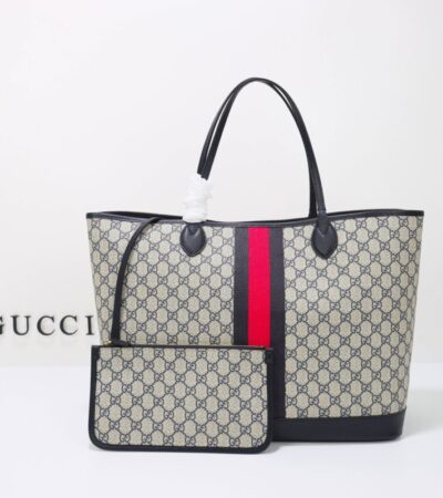 Replica Gucci GG Large Tote Bag Blue - Best Fake Designer Bags