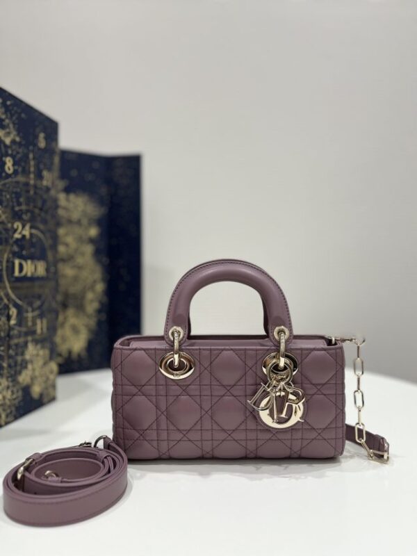 Replica Dior Lady D-Joy Bag Purple - Best Fake Designer Bags