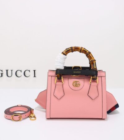 Replica Gucci Diana Small Tote Pink - Best Fake Designer Bags