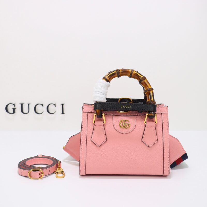 Replica Gucci   Diana Small Tote Pink - Best Fake Designer Bags