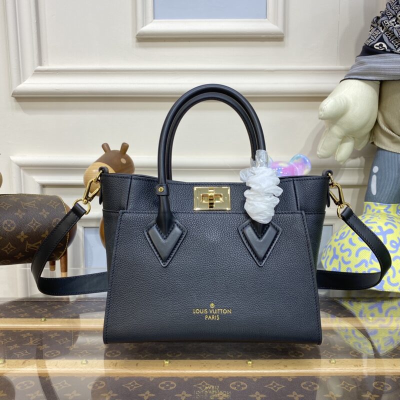 Replica Louis Vuitton On My Side PM Full Black - premium-grade designer purse dupe