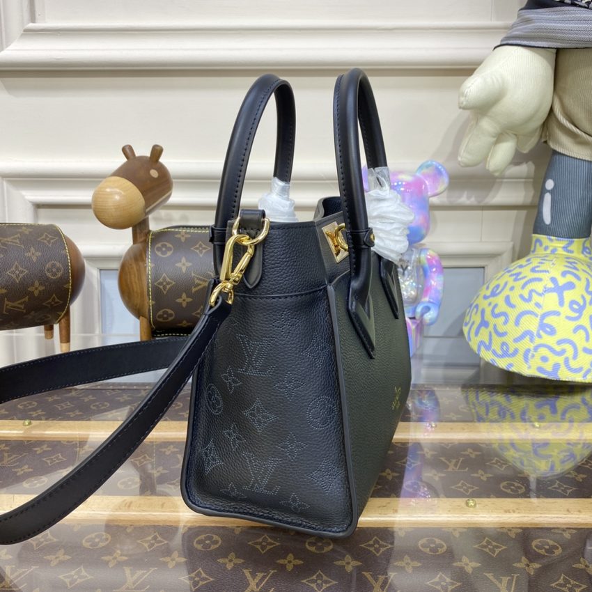 Replica Louis Vuitton On My Side PM Full Black - high-end fake designer purse