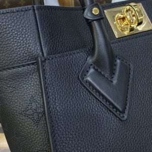 Replica Louis Vuitton On My Side PM Full Black - high-accuracy replica luxury purse