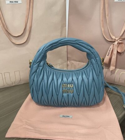 Replica Miu Miu Wander Blue - Best Fake Designer Bags