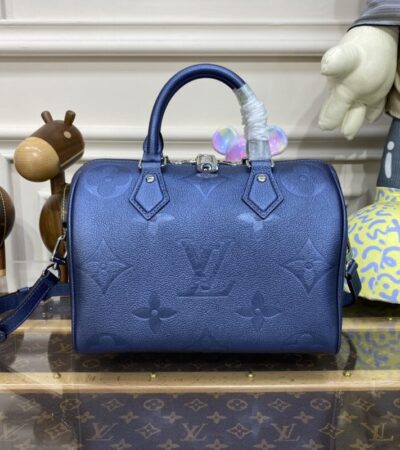 Replica Louis Vuitton Speedy Bandouliere 25 Dark Blue - Best Fake Designer Bags