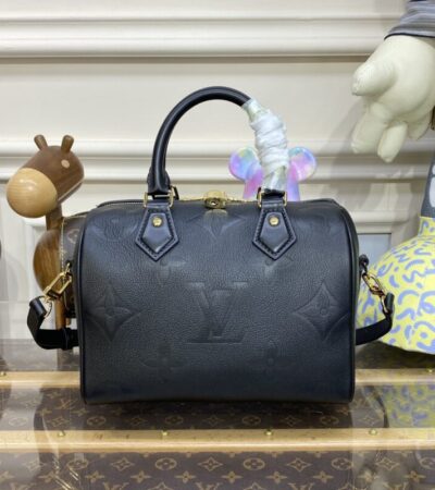 Replica Louis Vuitton Speedy Bandouliere 25 Black - Best Fake Designer Bags