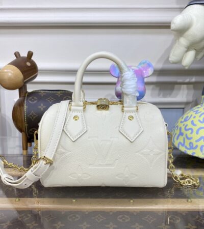 Replica Louis Vuitton Speedy Bandouliere 20 White - Best Fake Designer Bags