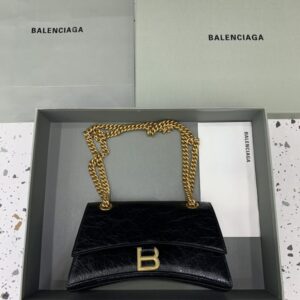 Replica Balenciaga Crush Small Black Gold - Best Fake Designer Bags