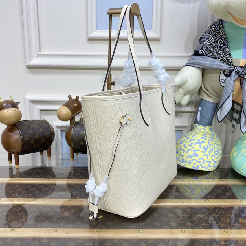 Replica Louis Vuitton Neverfull MM Full Beige - top-tier luxury replica shoulder bag