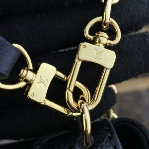 Replica Louis Vuitton Wallet on Chain Ivy Black - elite superclone designer purse