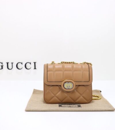 Replica Gucci Gucci Deco Double G Nude - Best Fake Designer Bags