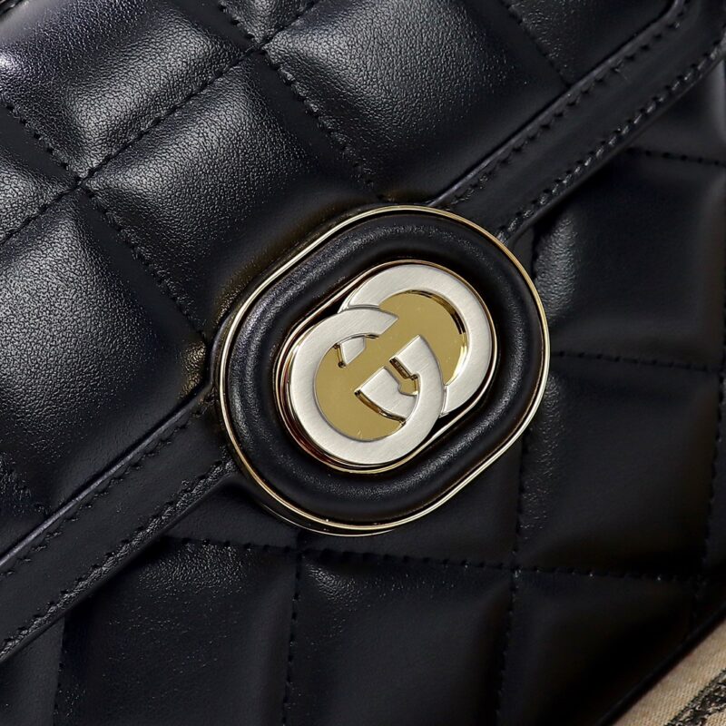 Replica Gucci Gucci Deco Double G Black - best-selling designer handbag dupe