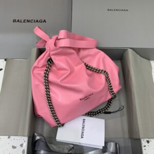 Replica Balenciaga Crush Small Tote Pink - Best Fake Designer Bags