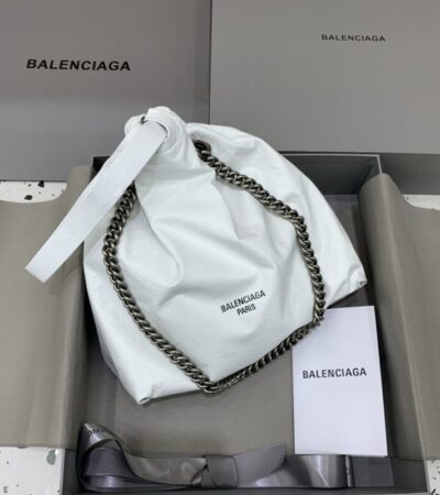 Replica Balenciaga Crush Small Tote White - Best Fake Designer Bags