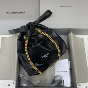 Replica Balenciaga Crush Small Tote Black - Best Fake Designer Bags