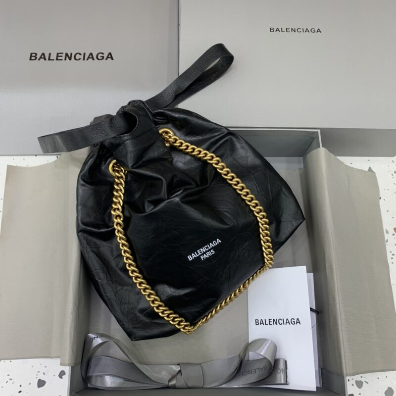 Replica Balenciaga Crush Small Tote Black - Best Fake Designer Bags