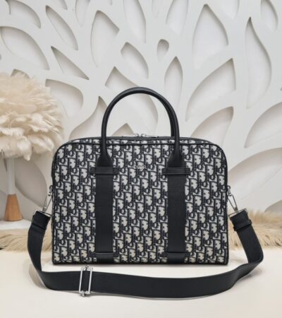 Replica Dior Oblique Briefcase White - Best Fake Designer Bags