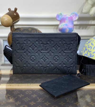 Replica Louis Vuitton Gaston Wearable Wallet Black - Best Fake Designer Bags