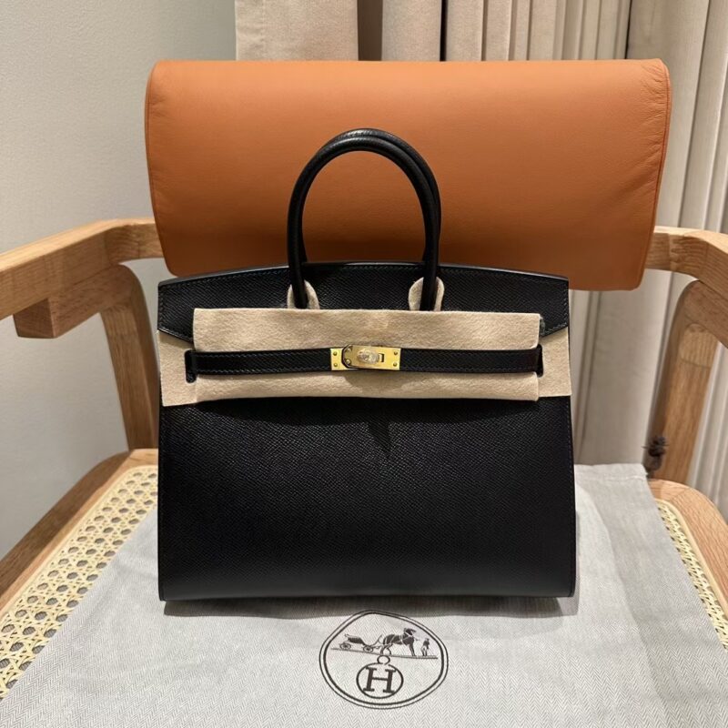 Replica Hermes Birkin Epsom Black Noir Gold - Best Fake Designer Bags