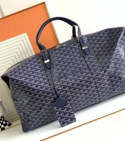 Replica Goyard Bowling 55 Bag Dark Blue - Best Fake Designer Bags