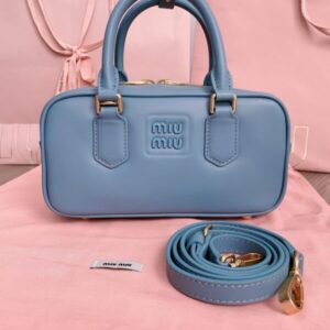 Replica Miu Miu Arcadie Small Full Blue - Best Fake Designer Bags