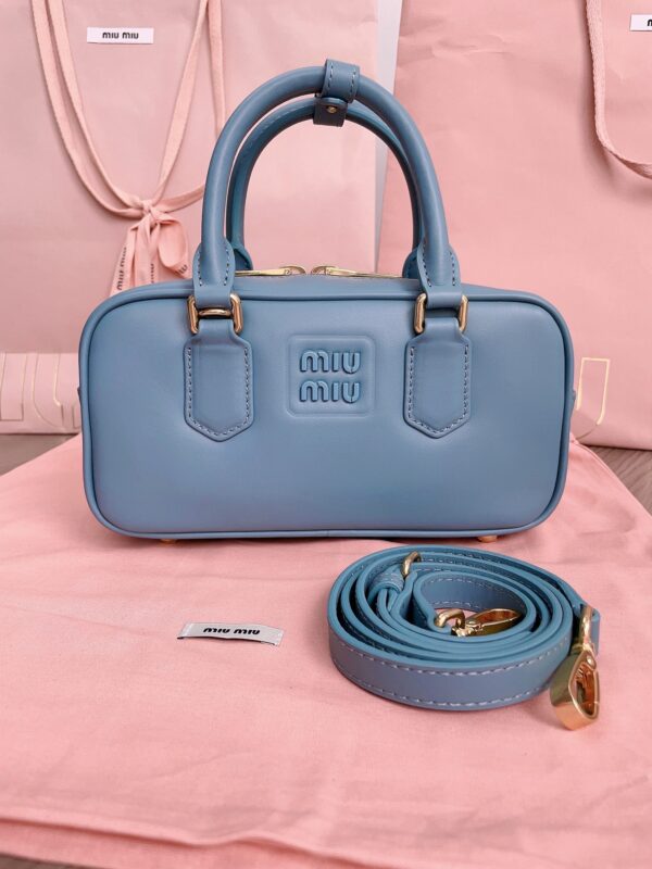 Replica Miu Miu Arcadie Small Full Blue - Best Fake Designer Bags