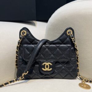 Replica CHANEL 23c Hobo Small Black - Best Fake Designer Bags