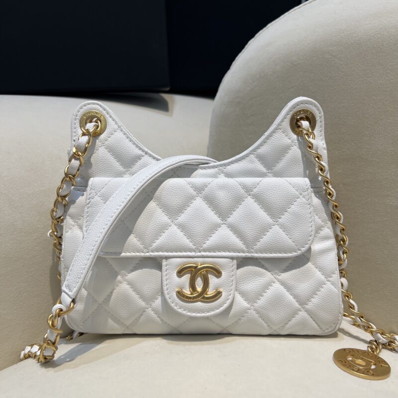 Replica CHANEL 23c Hobo Small White - Best Fake Designer Bags