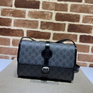 Replica Gucci GG messenger Black Canvas - Best Fake Designer Bags