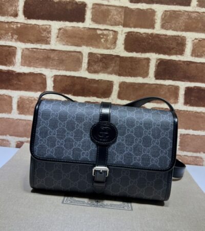 Replica Gucci GG messenger Black Canvas - Best Fake Designer Bags
