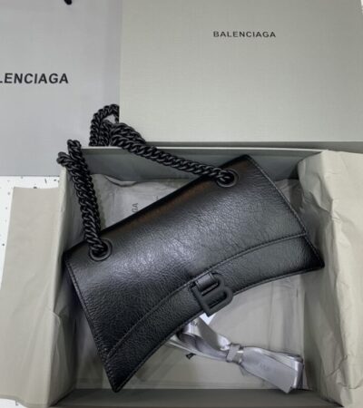 Replica Balenciaga Crush Small Full Black 2.0 - Best Fake Designer Bags