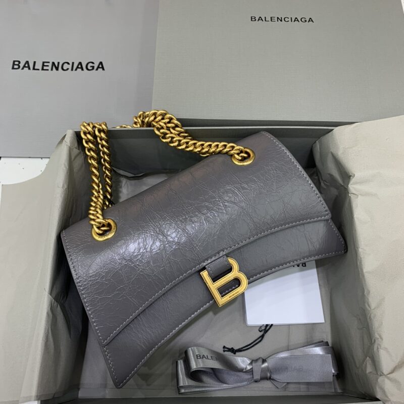 Replica Balenciaga Crush Small Grey - Best Fake Designer Bags