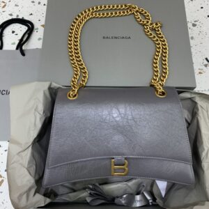 Replica Balenciaga Crush Large Grey - Best Fake Designer Bags