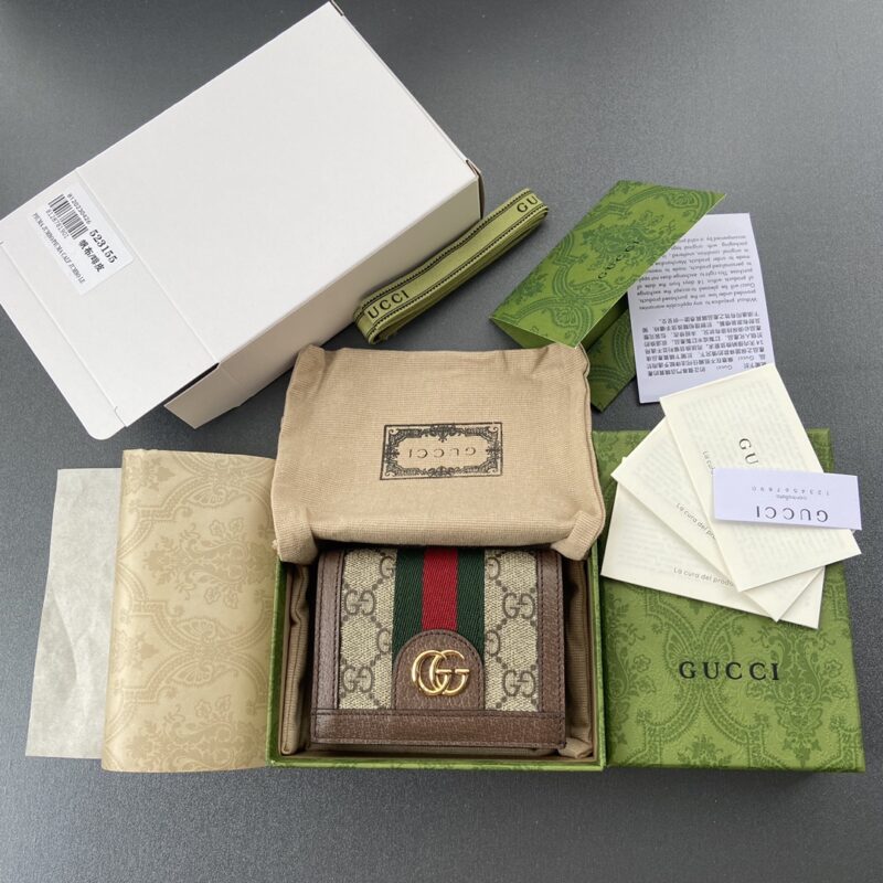 Replica Gucci  Ophidia Card Holder - Best Fake Designer Bags