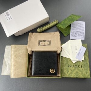 Replica Gucci  Marmont Wallet Black - Best Fake Designer Bags