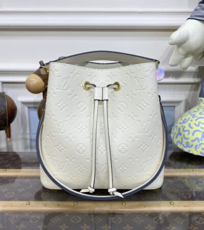 Replica Louis Vuitton Noe Bucket White MM - Best Fake Designer Bags