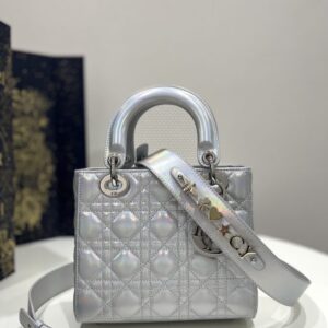 Replica Lady Dior Silver ABC - Best Fake Designer Bags