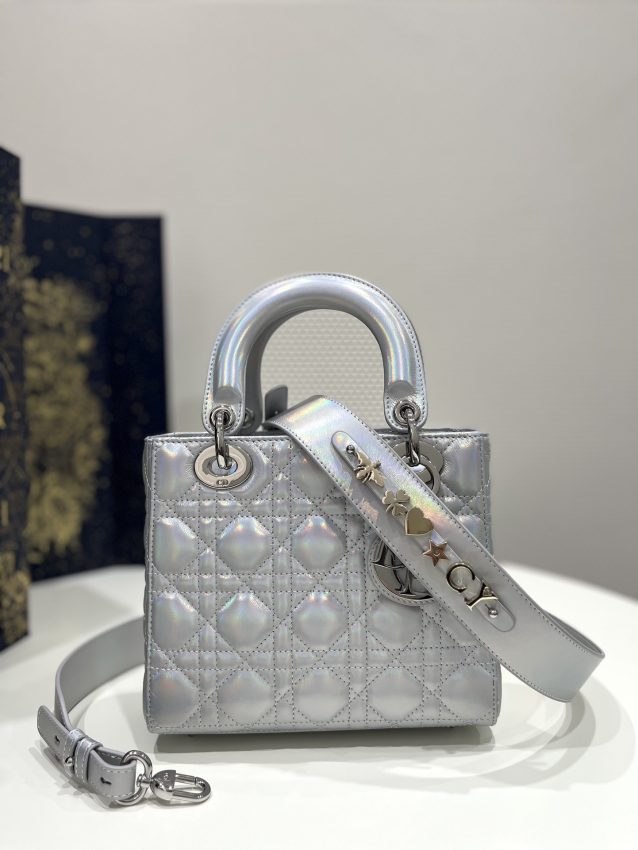 Replica Lady Dior Silver ABC - Best Fake Designer Bags